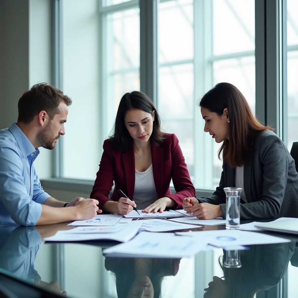 Команда аналитиков обсуждает данные проекта