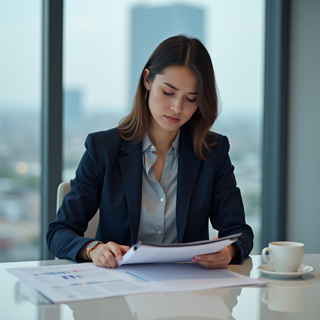 Специалист изучает технико-экономическое обоснование